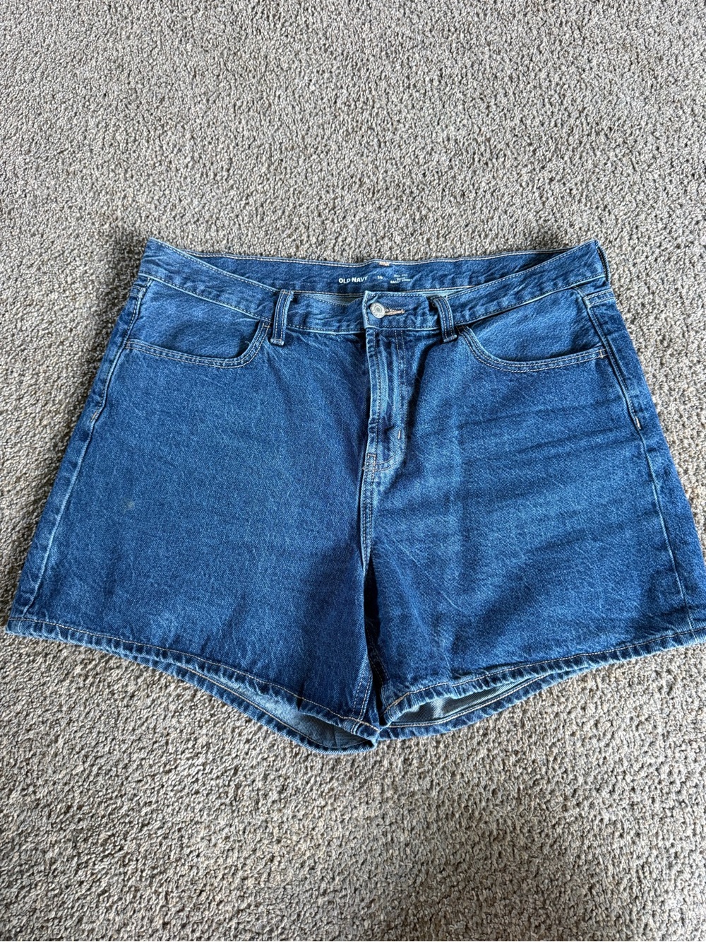 Old Navy Women's Blue Denim WOW Baggy Shorts
